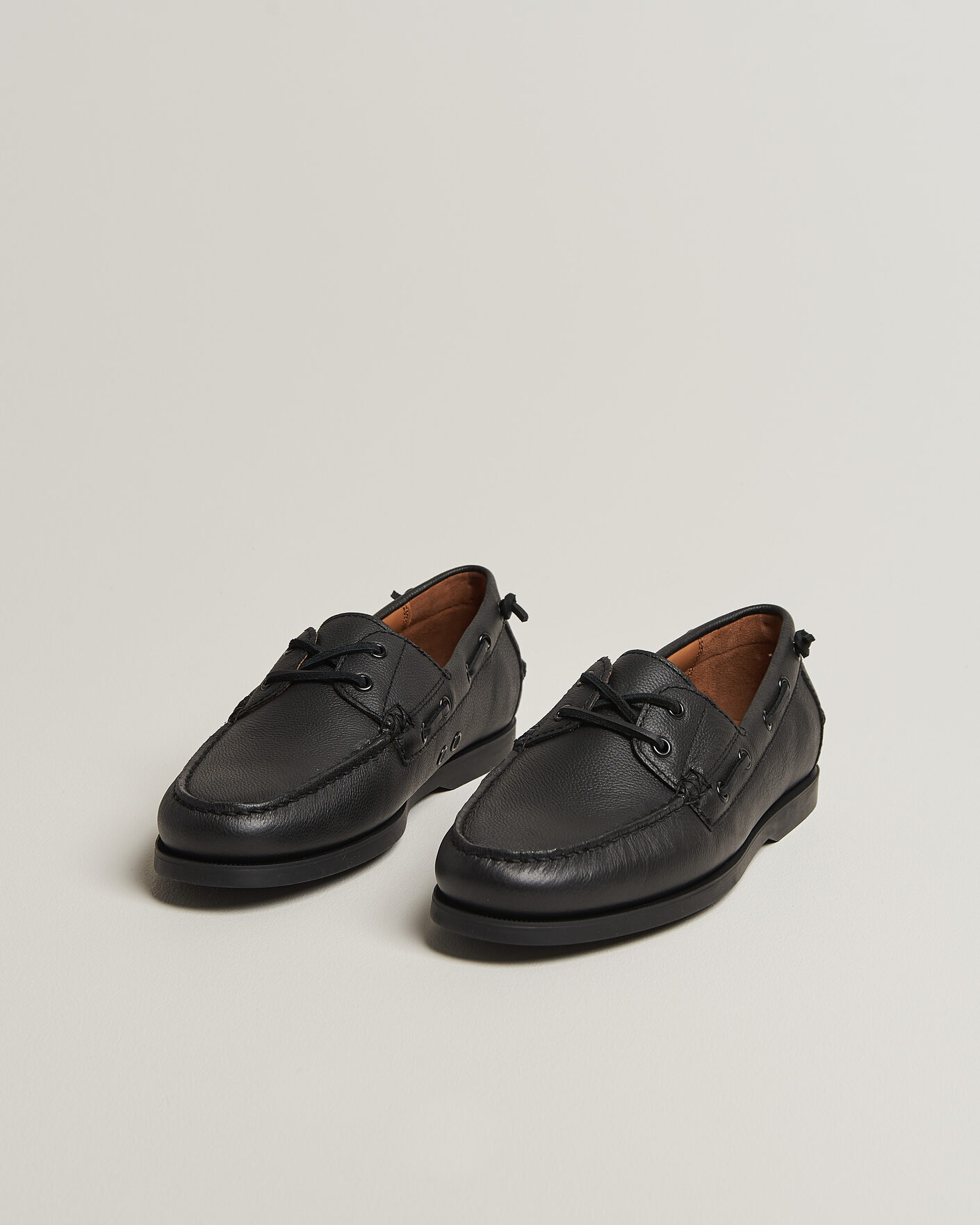 Homme | Chaussures Bateau | Polo Ralph Lauren | Merton Boatshoe Triple Black