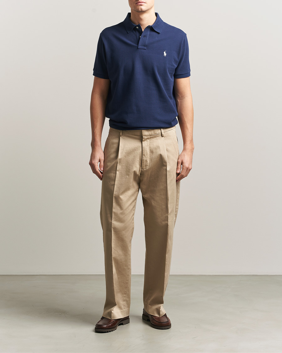 Homme | Polos | Polo Ralph Lauren | Custom Slim Fit Polo Navy