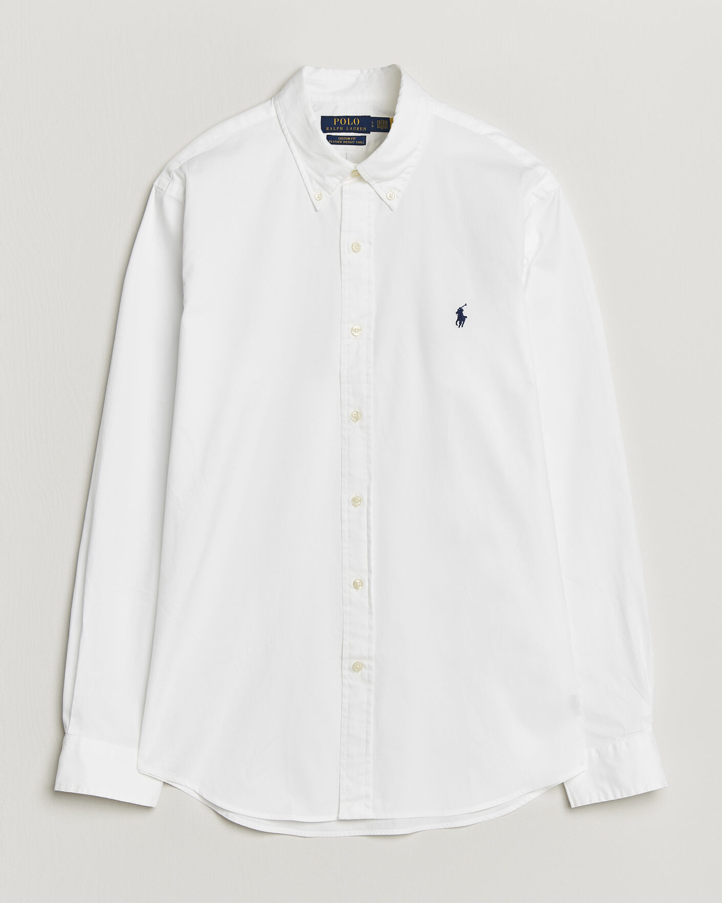 Homme | Chemises | Polo Ralph Lauren | Custom Fit Garment Twill Shirt White