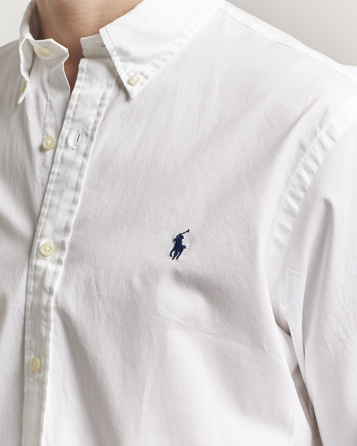 Homme | Chemises | Polo Ralph Lauren | Custom Fit Garment Twill Shirt White