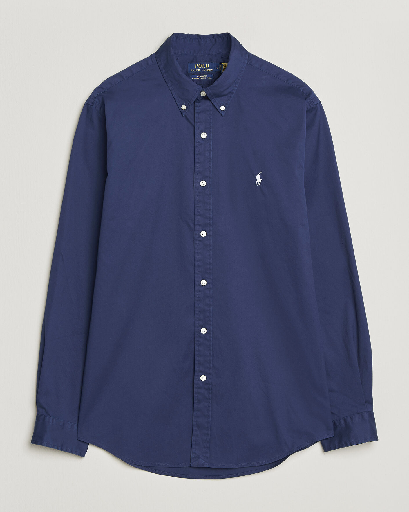 Homme | Chemises | Polo Ralph Lauren | Custom Fit Garment Twill Shirt Newport Navy