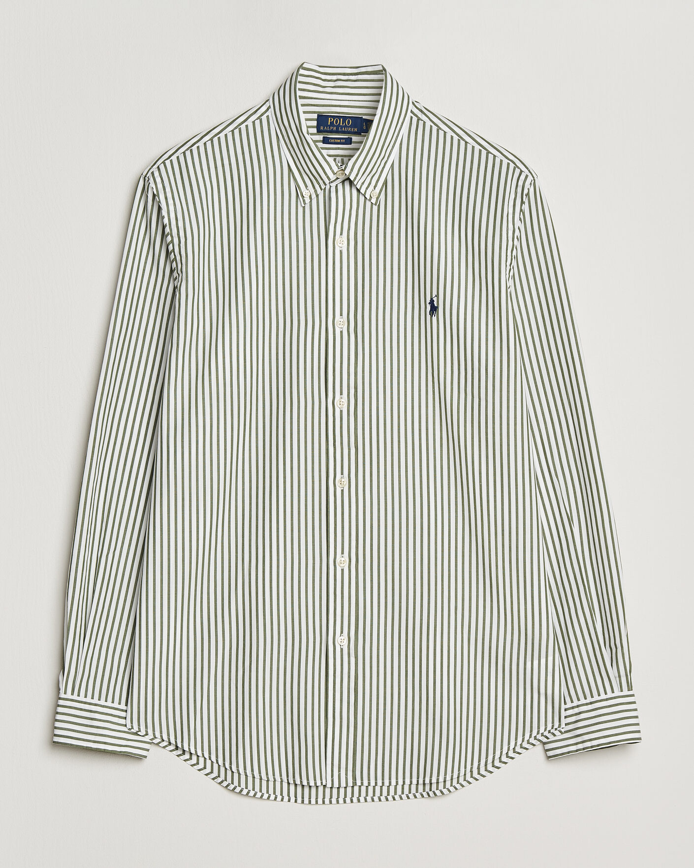 Homme | Chemises | Polo Ralph Lauren | Custom Fit Poplin Striped Shirt Garden Trail