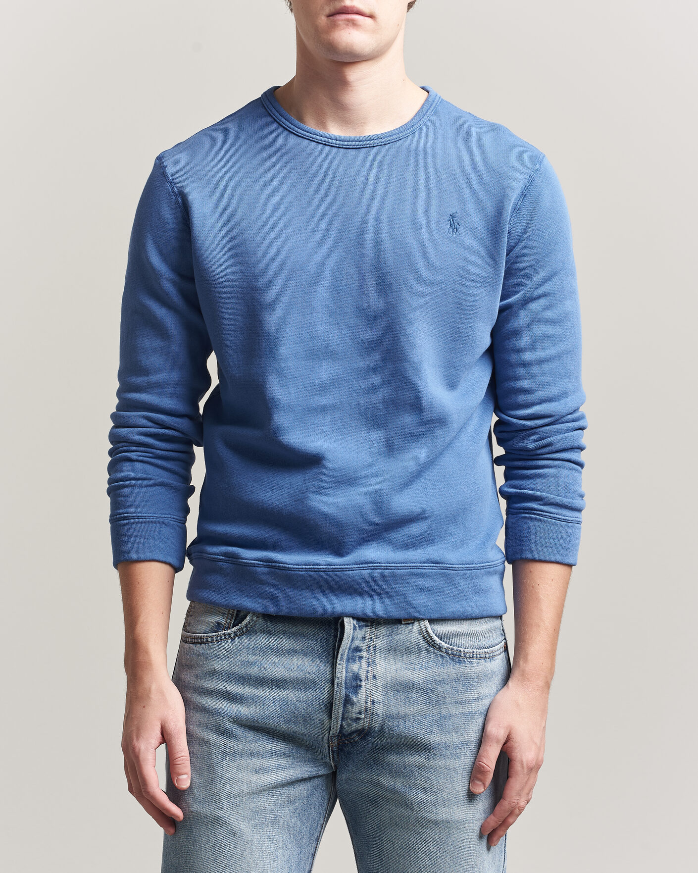 Homme | Pulls Et Tricots | Polo Ralph Lauren | Island Terry Sweatshirt Modern Royal
