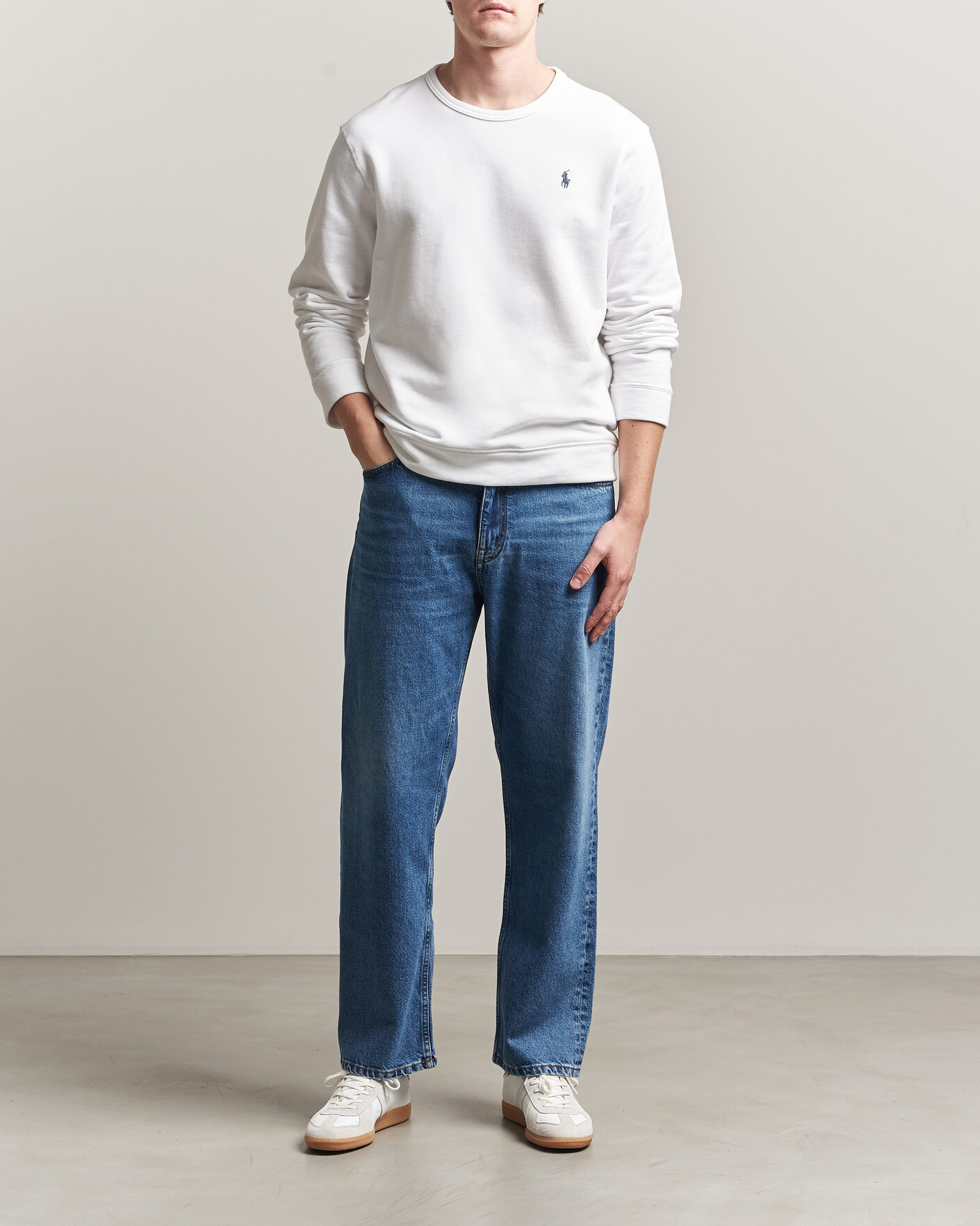 Homme | Pulls Et Tricots | Polo Ralph Lauren | Island Terry Sweatshirt White