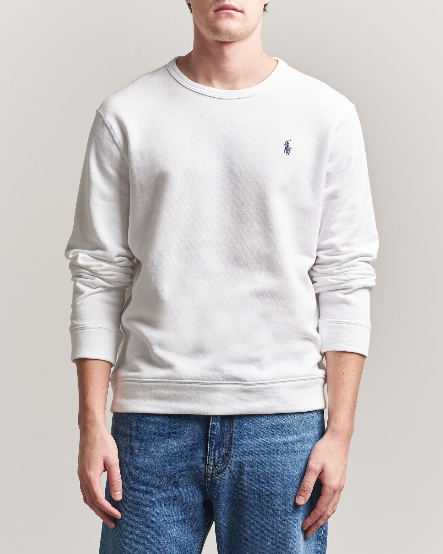 Homme | Pulls Et Tricots | Polo Ralph Lauren | Island Terry Sweatshirt White
