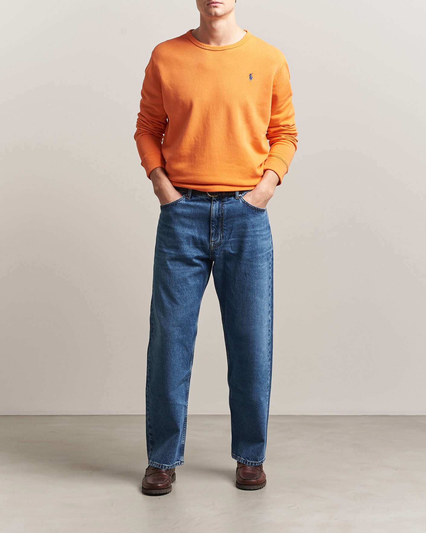 Homme | Pulls Et Tricots | Polo Ralph Lauren | Island Terry Sweatshirt Resort Orange