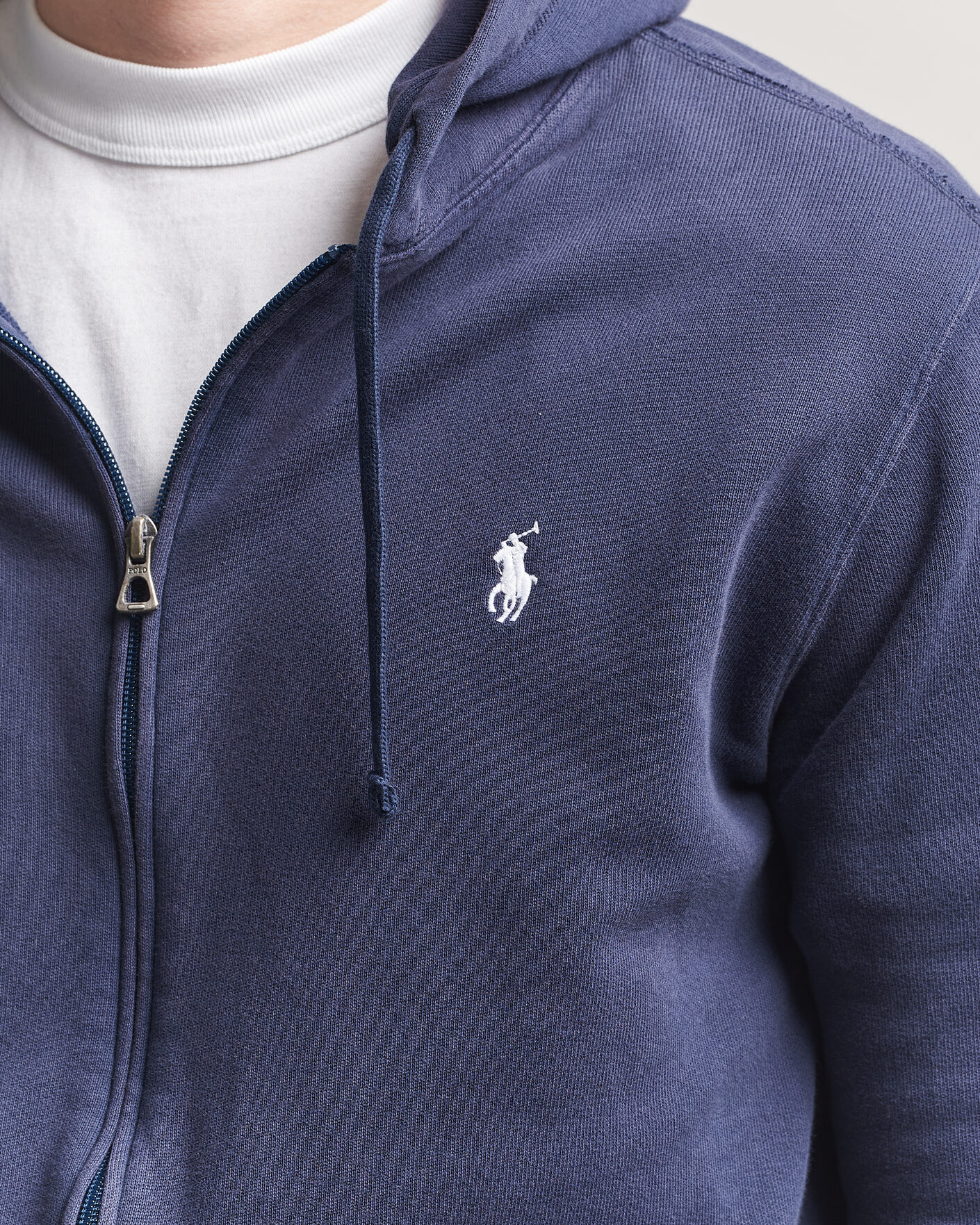 Homme | Pulls Et Tricots | Polo Ralph Lauren | Island Terry Full Zip Hoodie Newport Navy