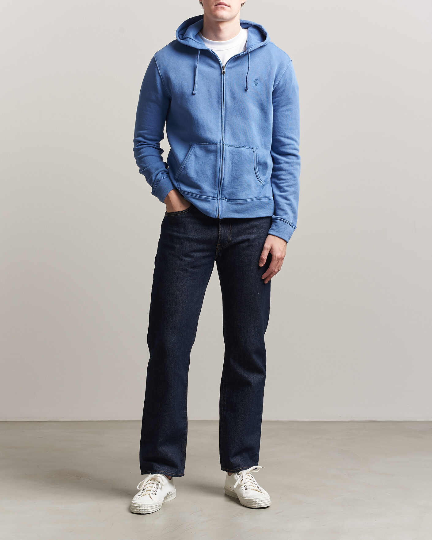 Homme | Pulls Et Tricots | Polo Ralph Lauren | Island Terry Full Zip Hoodie Modern Royal