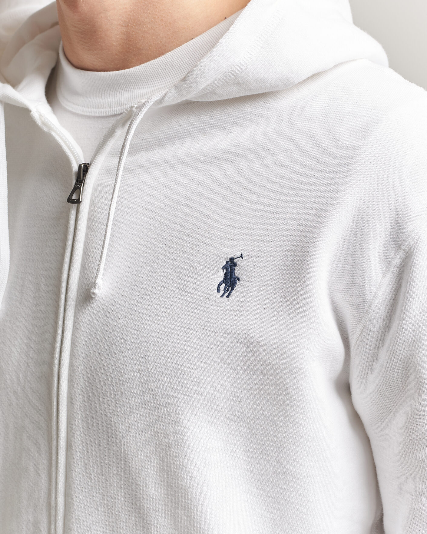 Homme | Pulls Et Tricots | Polo Ralph Lauren | Island Terry Full Zip Hoodie White