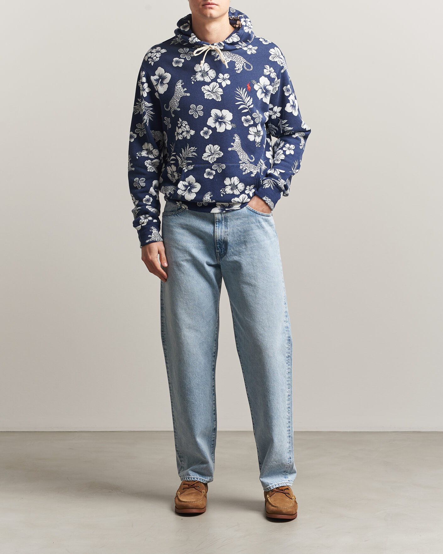 Homme | Pulls Et Tricots | Polo Ralph Lauren | Island Terry Hoodie Jaguar Tropical