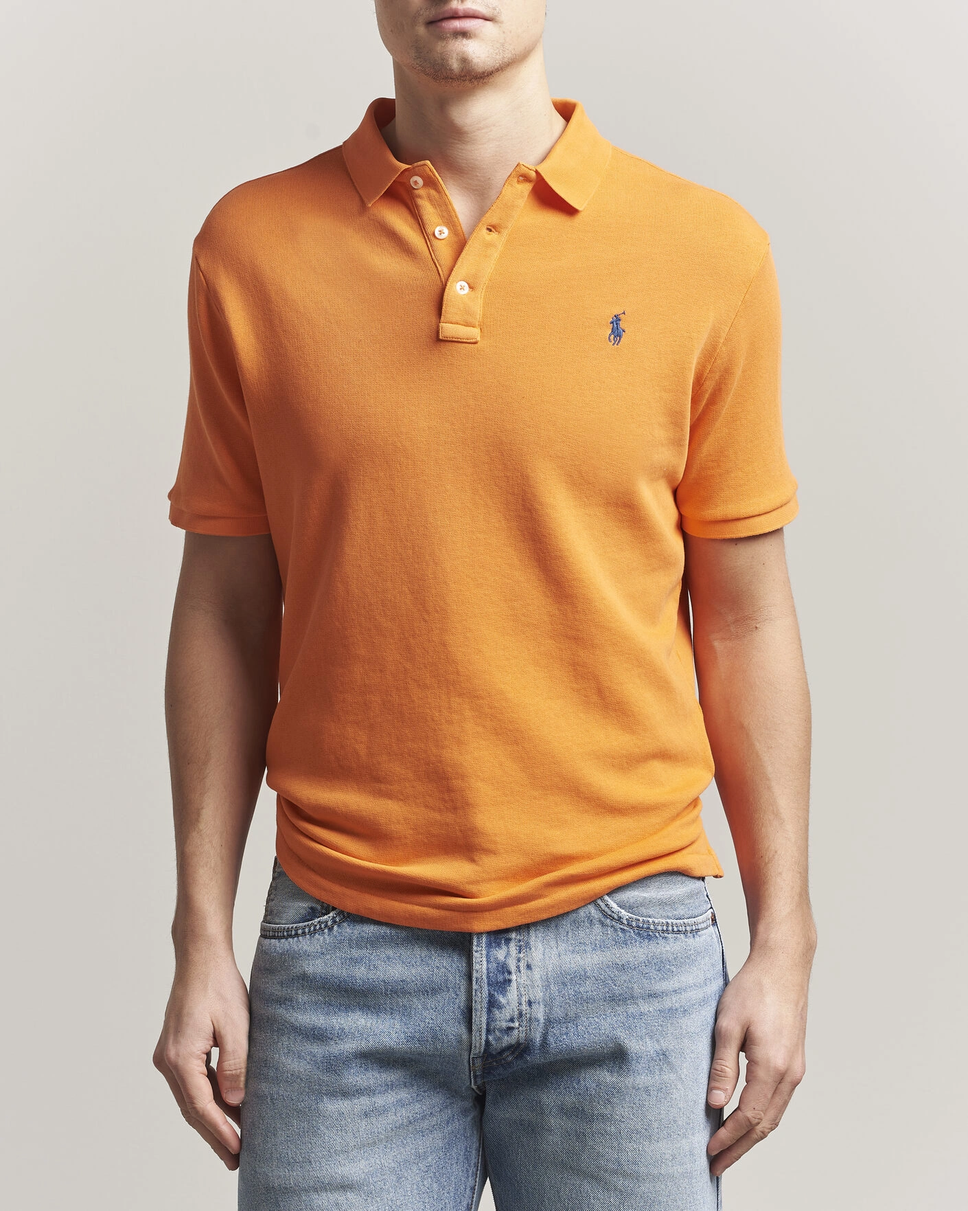 Homme | Polos | Polo Ralph Lauren | Island Terry Polo Resort Orange