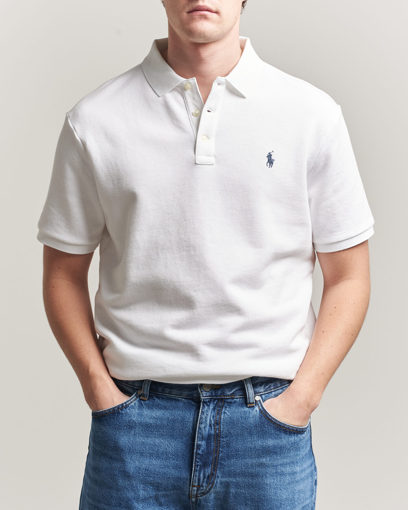 Homme | Polos | Polo Ralph Lauren | Island Terry Polo White