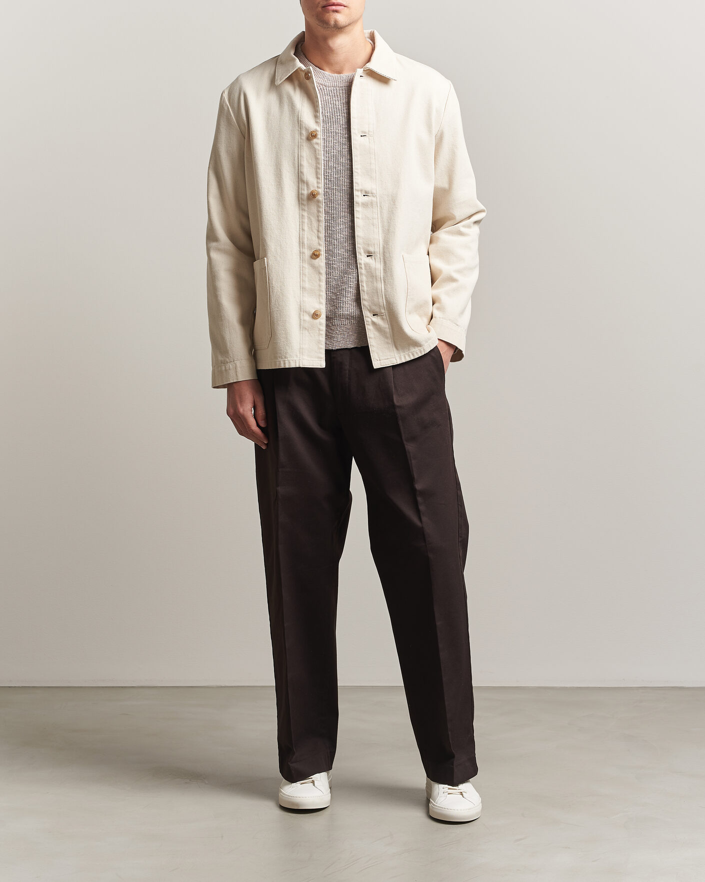 Homme | Chemises | A.P.C. | Kerlouan Denim Overshirt Ecru