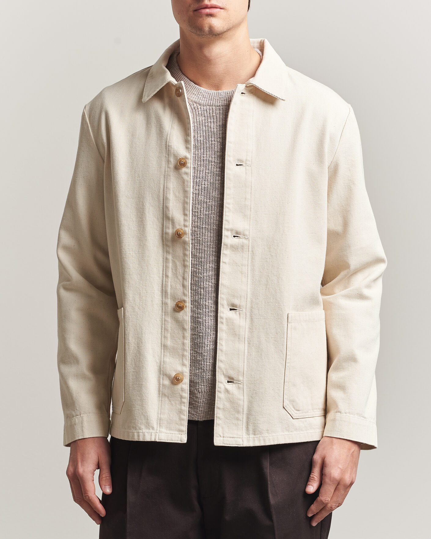 Homme | Chemises | A.P.C. | Kerlouan Denim Overshirt Ecru