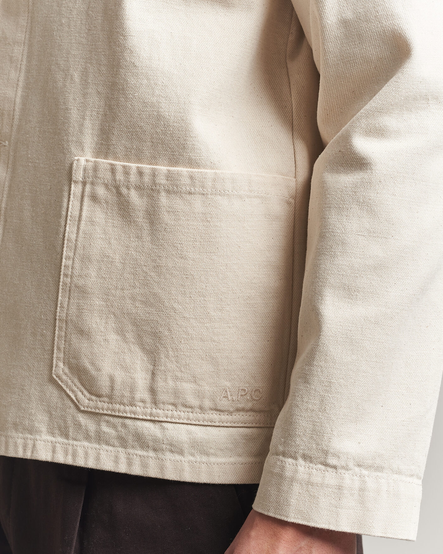 Homme | Chemises | A.P.C. | Kerlouan Denim Overshirt Ecru