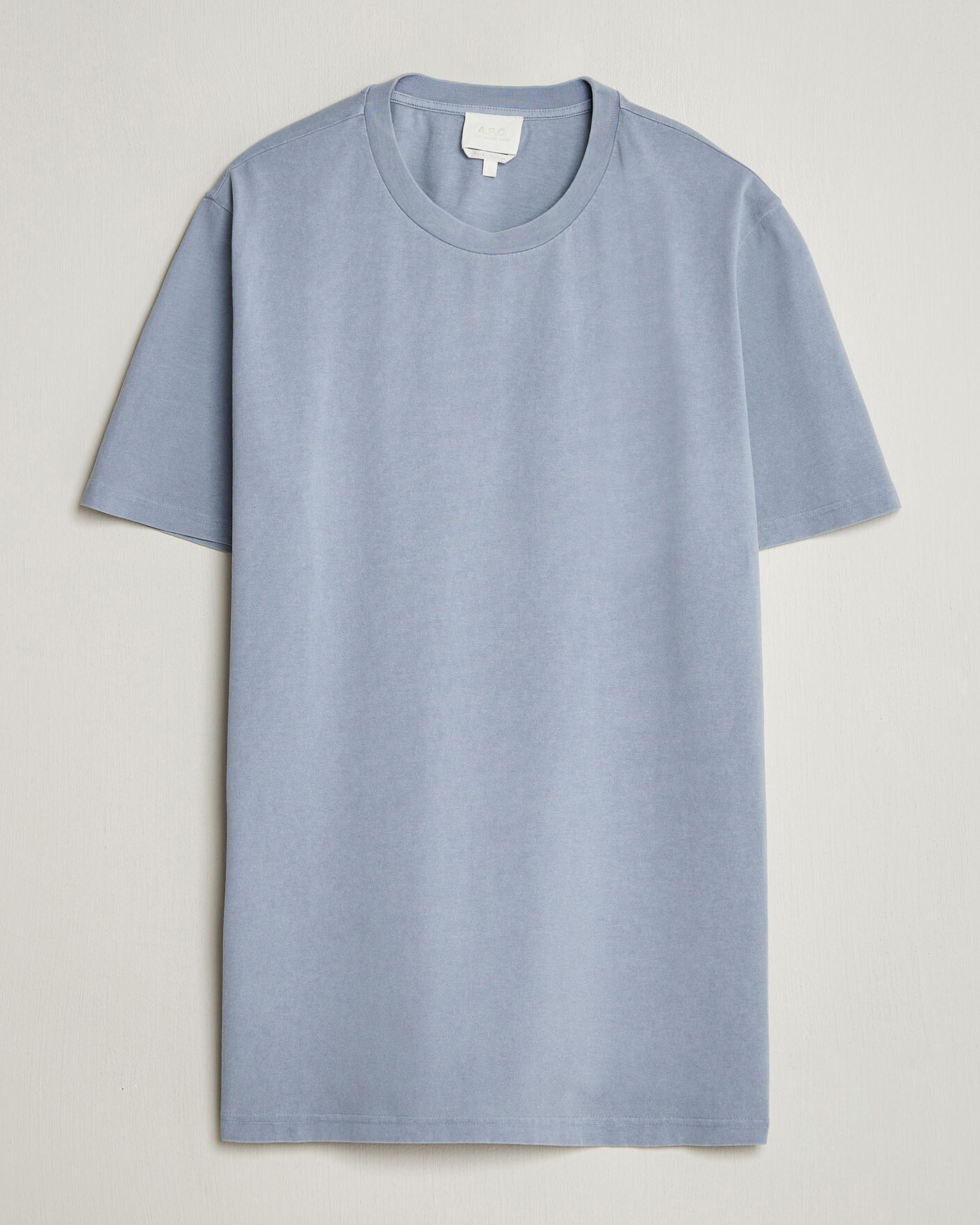 Homme | T-shirts | A.P.C. | Printed Crew Neck T-Shirt Light Blue