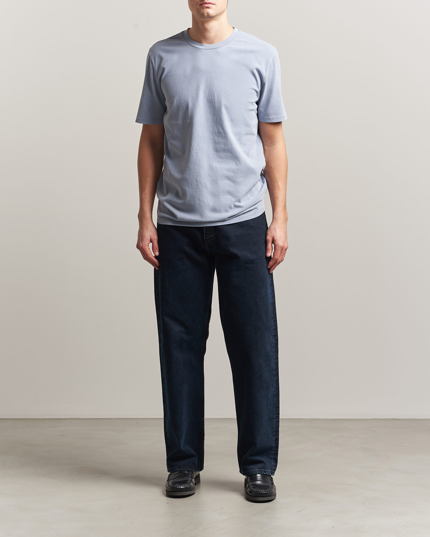 Homme | T-shirts | A.P.C. | Printed Crew Neck T-Shirt Light Blue