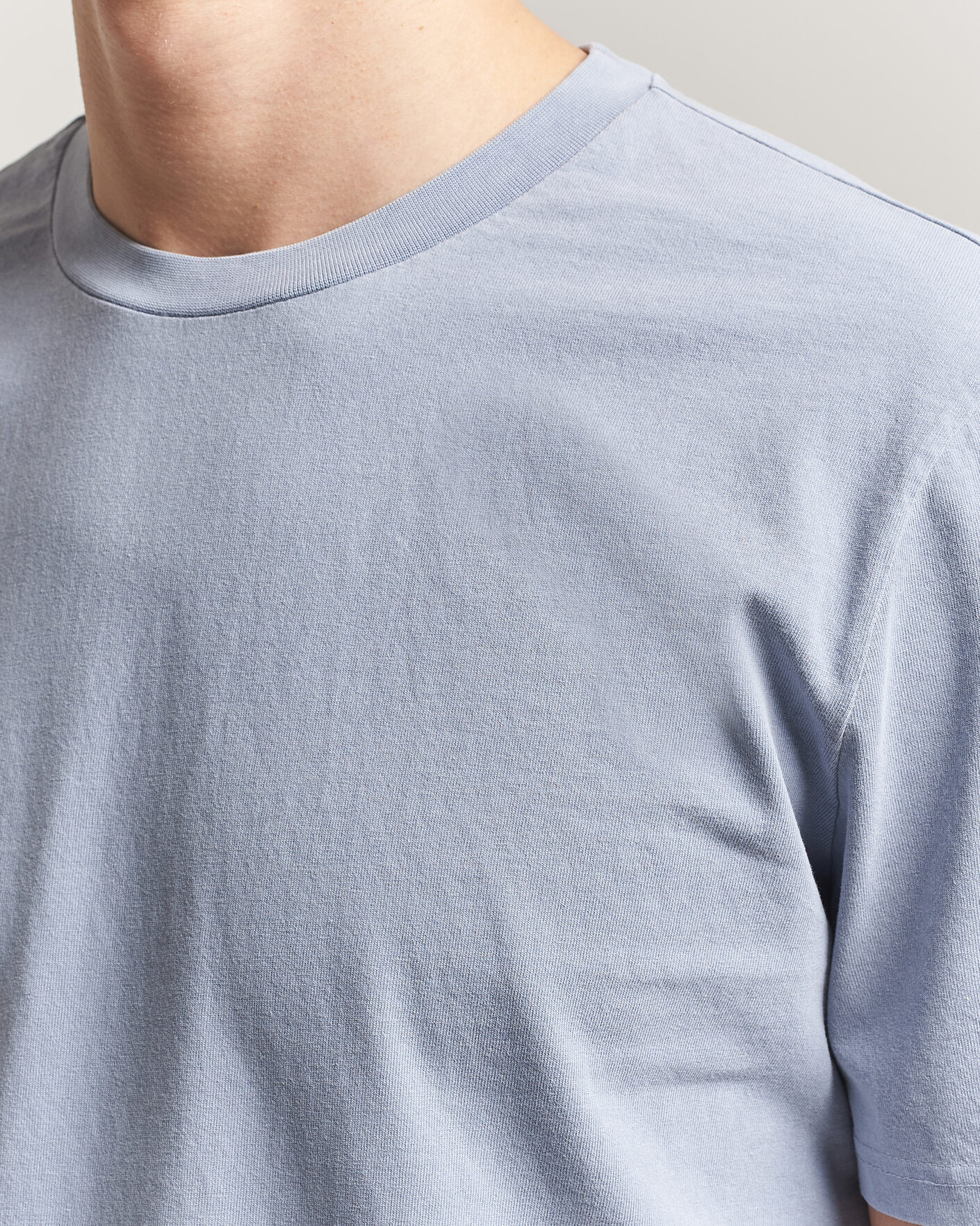 Homme | T-shirts | A.P.C. | Printed Crew Neck T-Shirt Light Blue