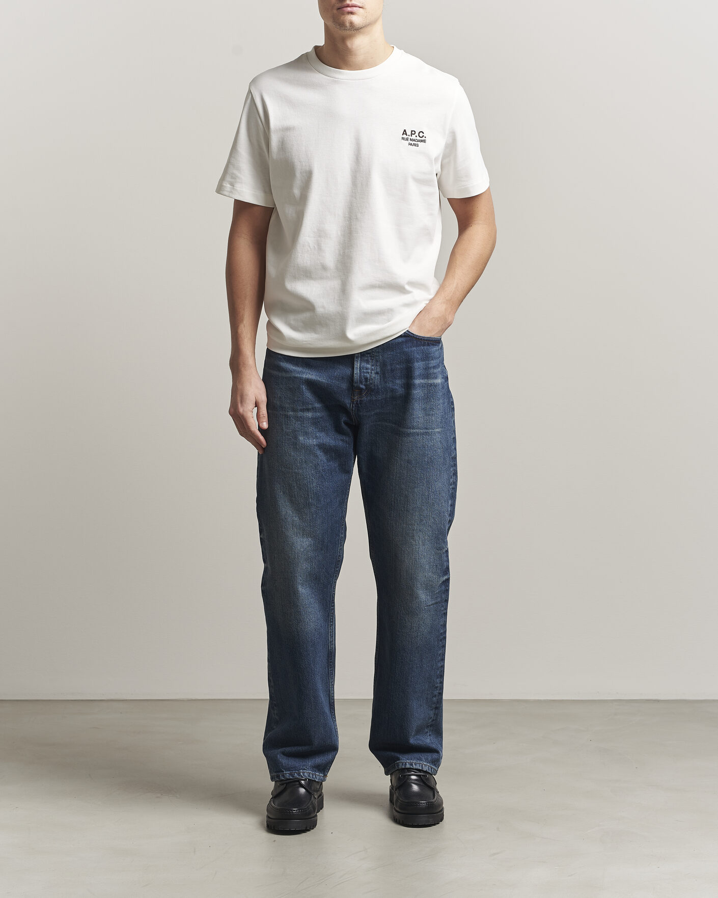 Homme | T-shirts | A.P.C. | Rue Madame T-Shirt Off White