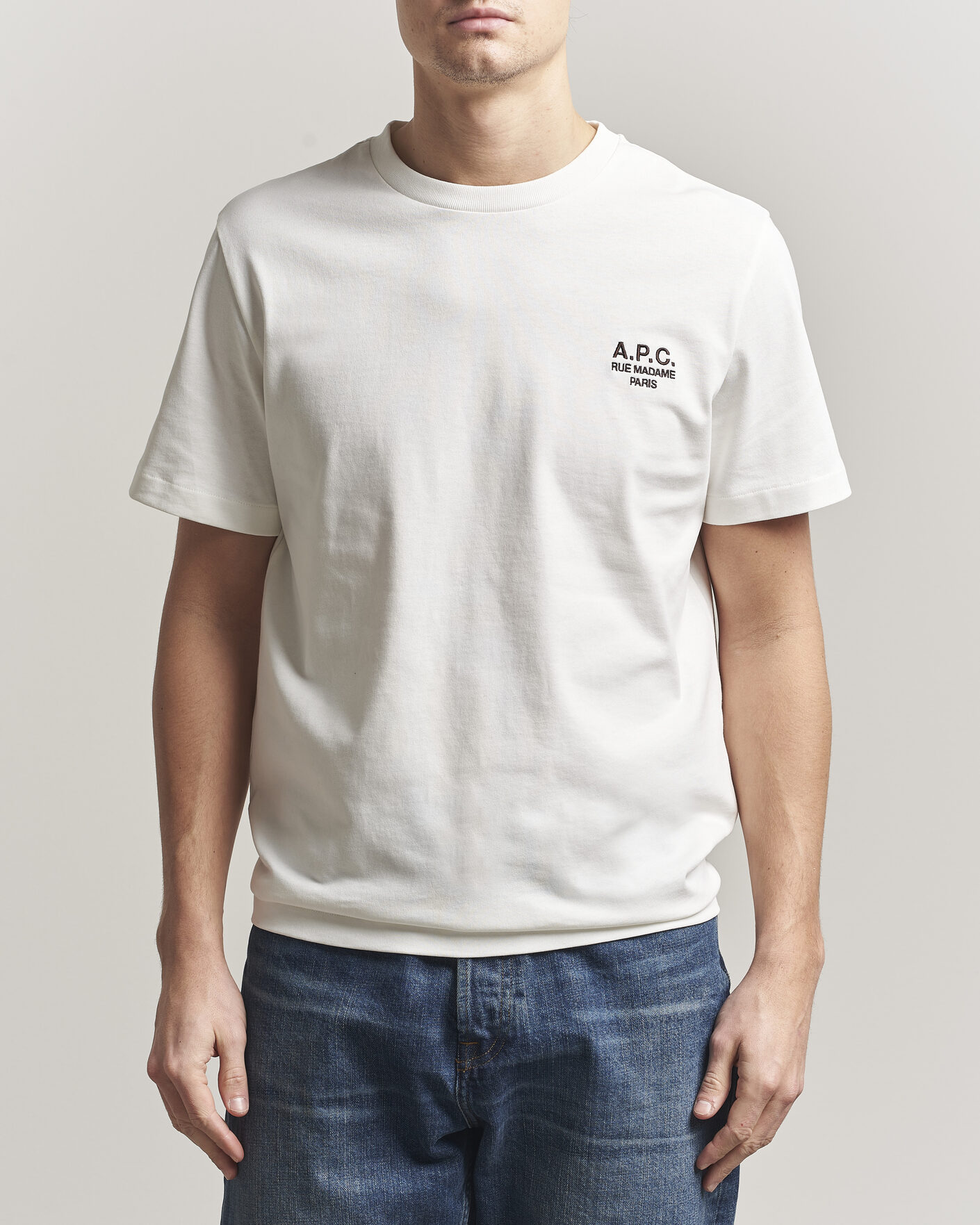 Homme | T-shirts | A.P.C. | Rue Madame T-Shirt Off White