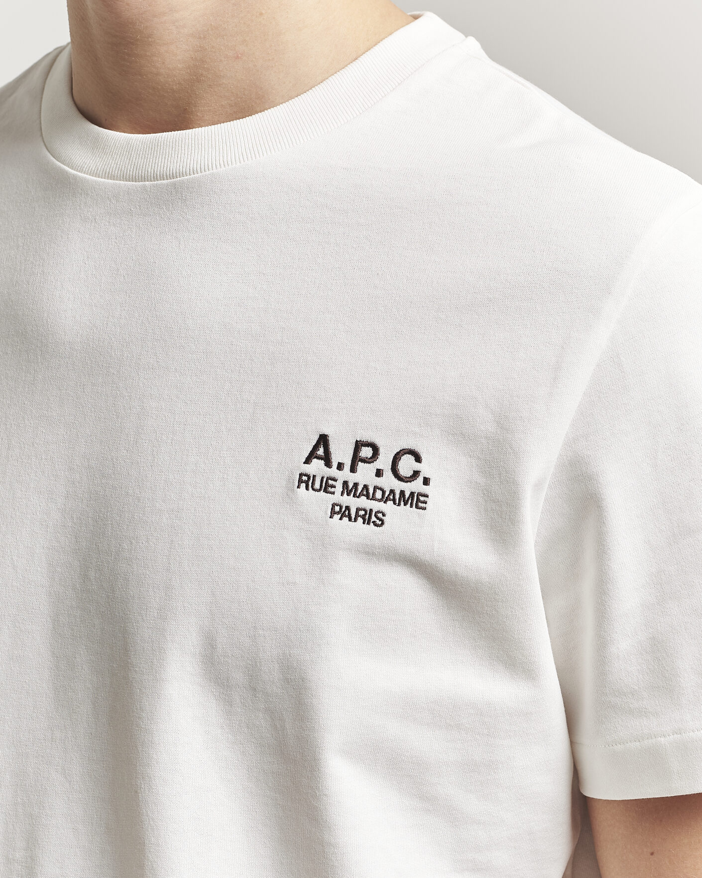 Homme | T-shirts | A.P.C. | Rue Madame T-Shirt Off White