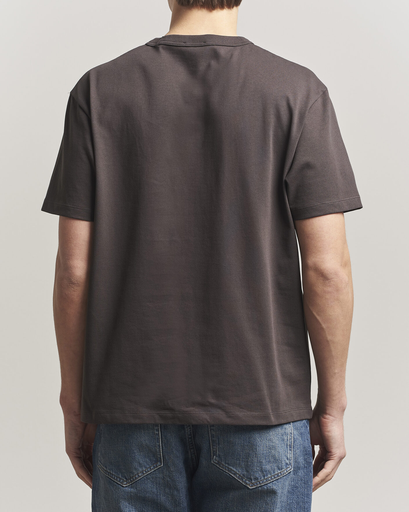 Homme | T-shirts | A.P.C. | Boxy Fit Petit VPC T-Shirt Ecru Brown