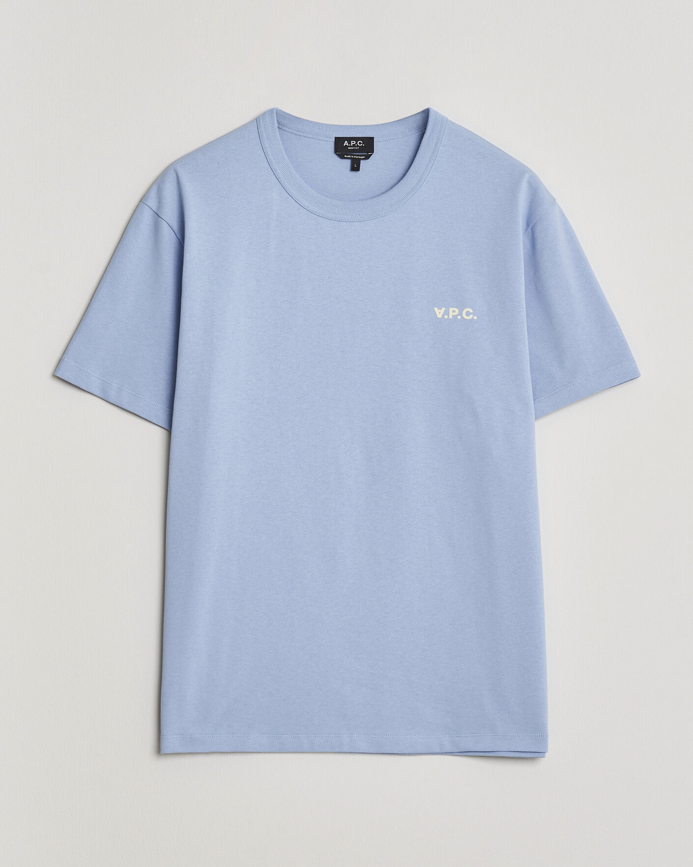 Homme | T-shirts | A.P.C. | Boxy Fit Petit VPC T-Shirt Light Blue