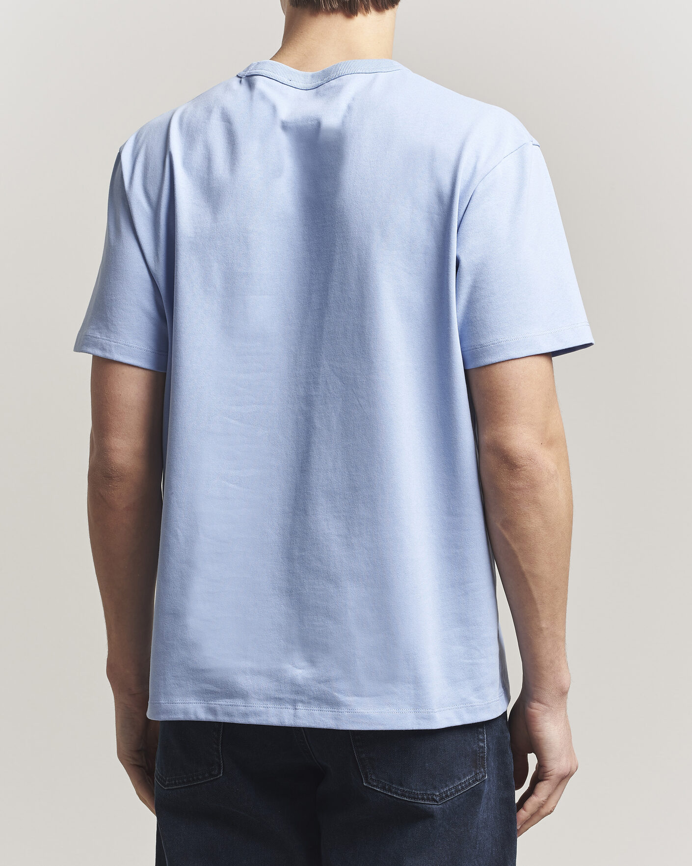 Homme | T-shirts | A.P.C. | Boxy Fit Petit VPC T-Shirt Light Blue