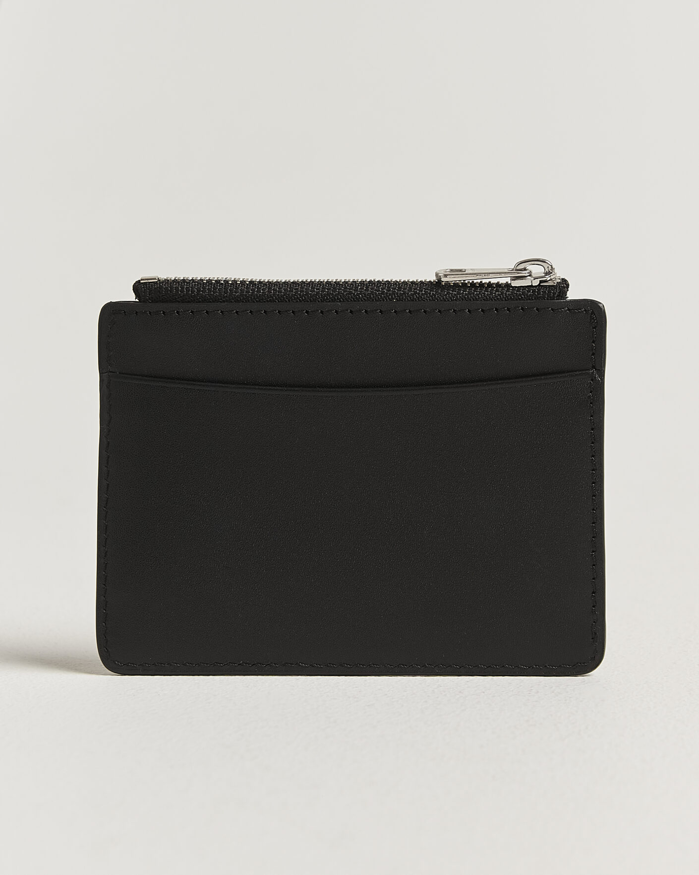 Homme | Portefeuilles | A.P.C. | Zip Calf Leather Card Holder Black