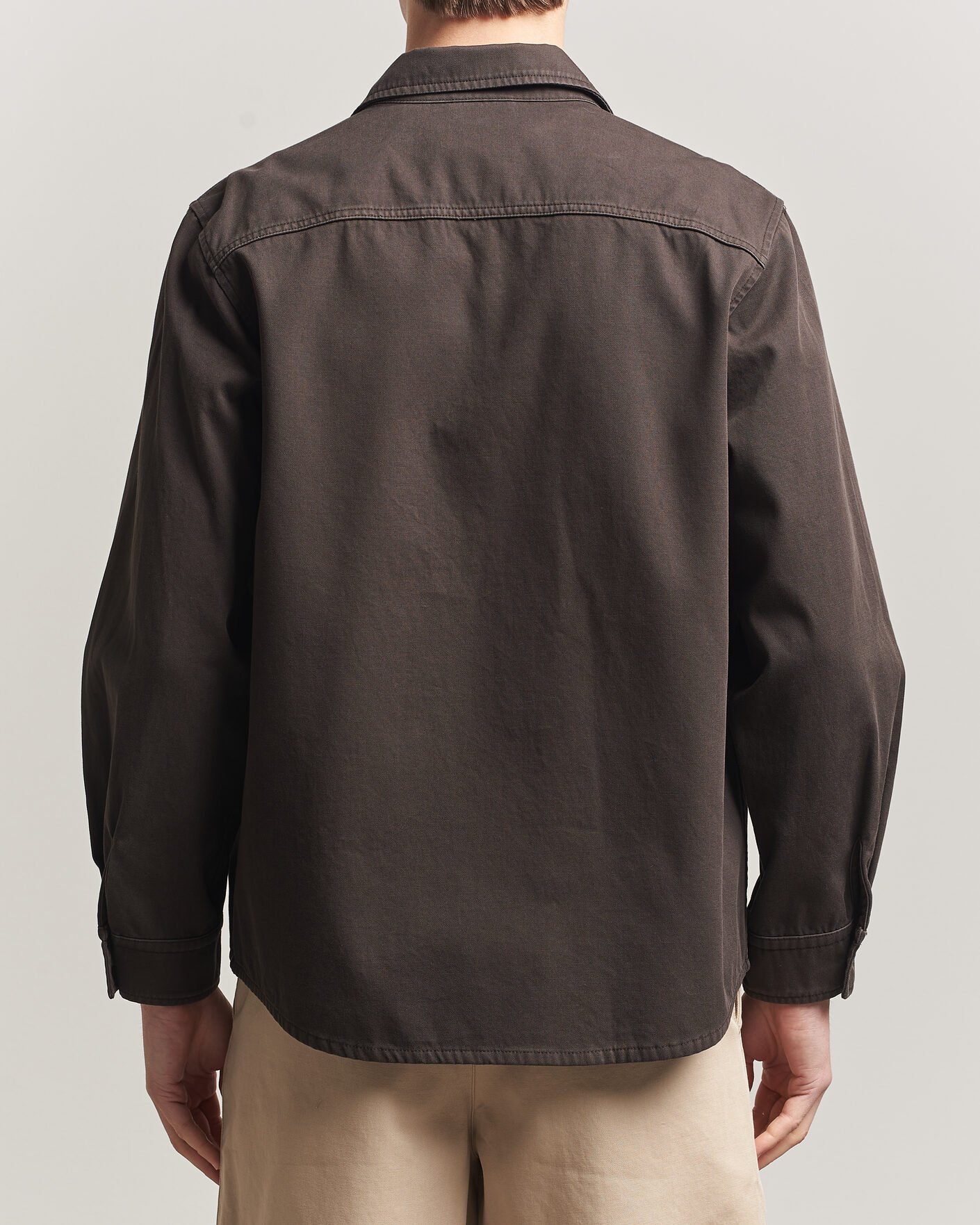 Homme | Chemises | A.P.C. | Noah Cotton Overshirt Dark Brown