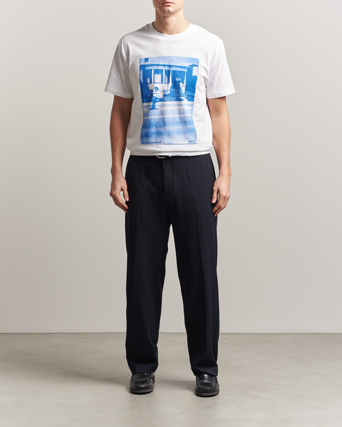 Homme | T-shirts | A.P.C. | Cali Printed T-Shirt Blue