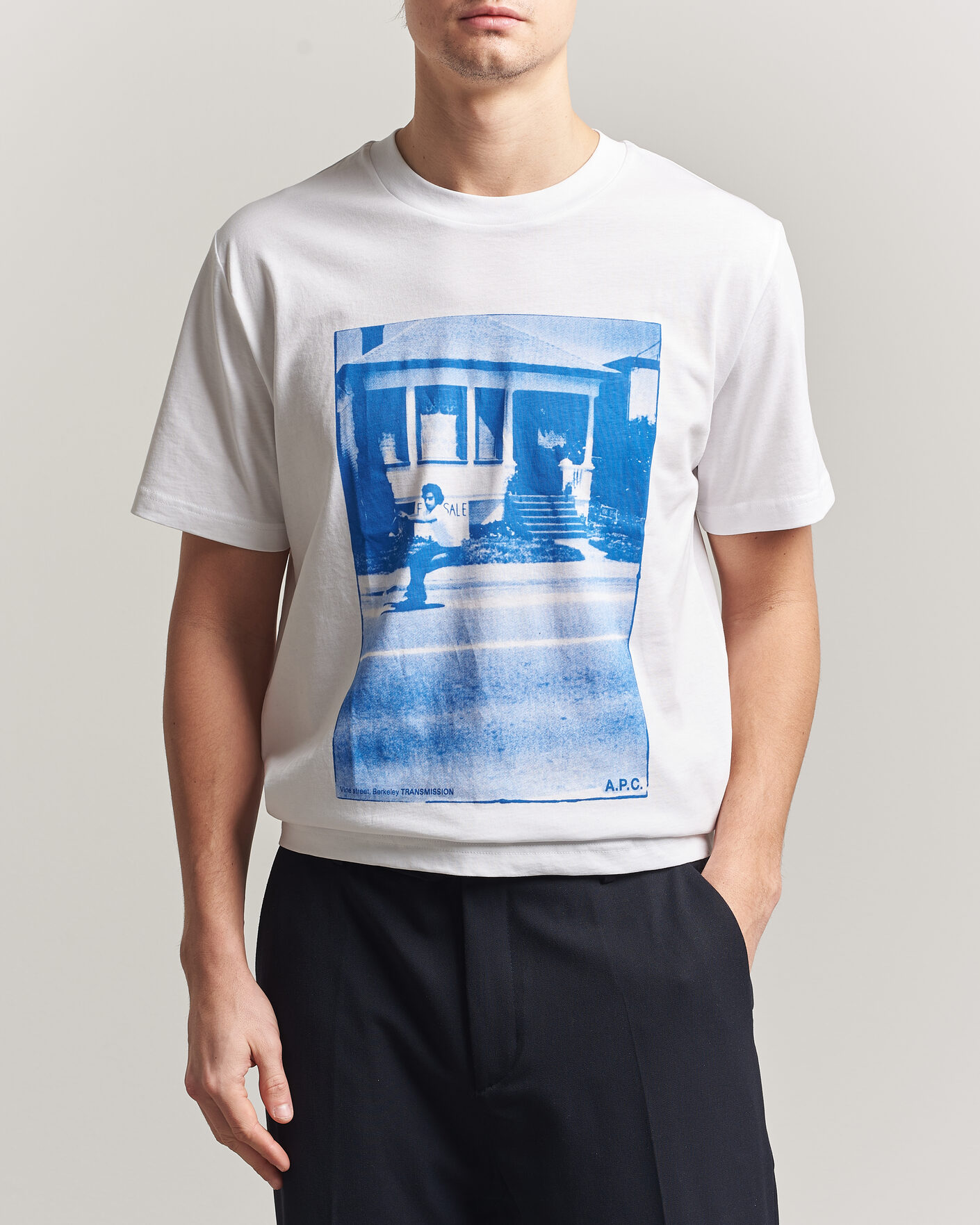 Homme | T-shirts | A.P.C. | Cali Printed T-Shirt Blue