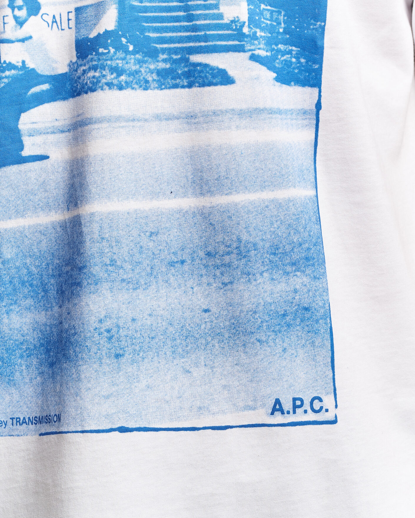 Homme | T-shirts | A.P.C. | Cali Printed T-Shirt Blue