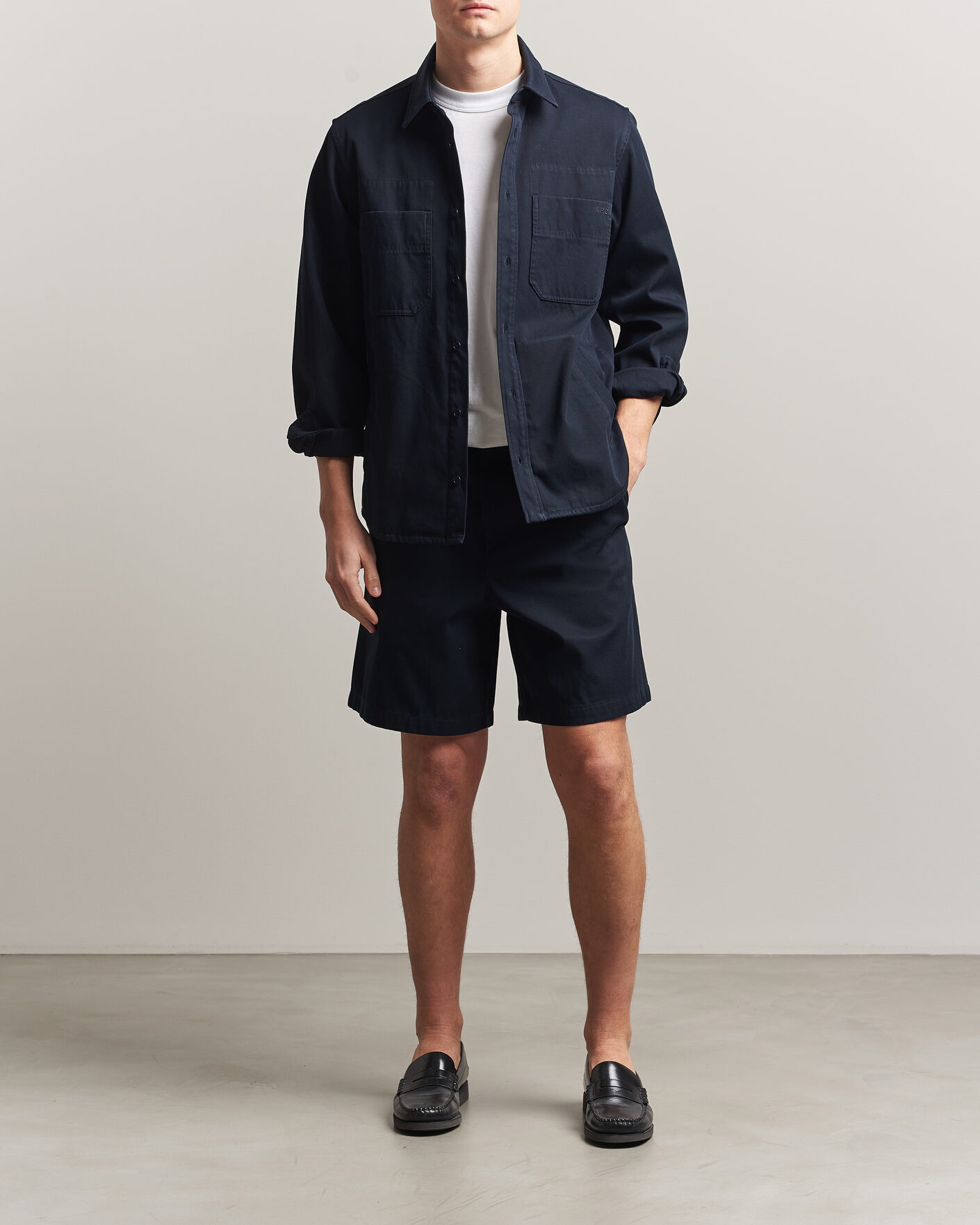 Homme | Shorts | A.P.C. | Otis Cotton Chino Shorts Dark Navy