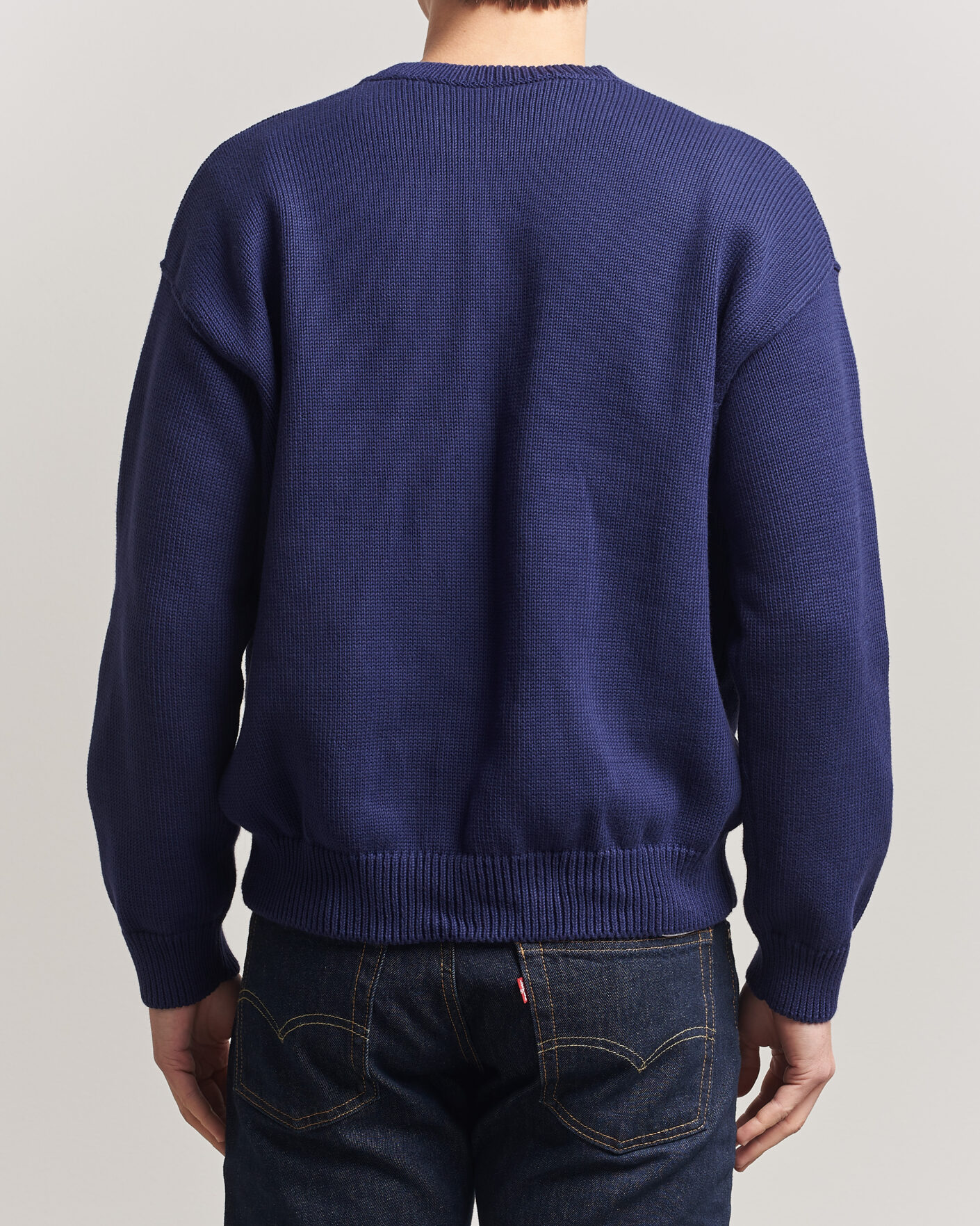Homme | Pulls Et Tricots | A.P.C. | Leo Cotton Knitted Sweater Dark Blue