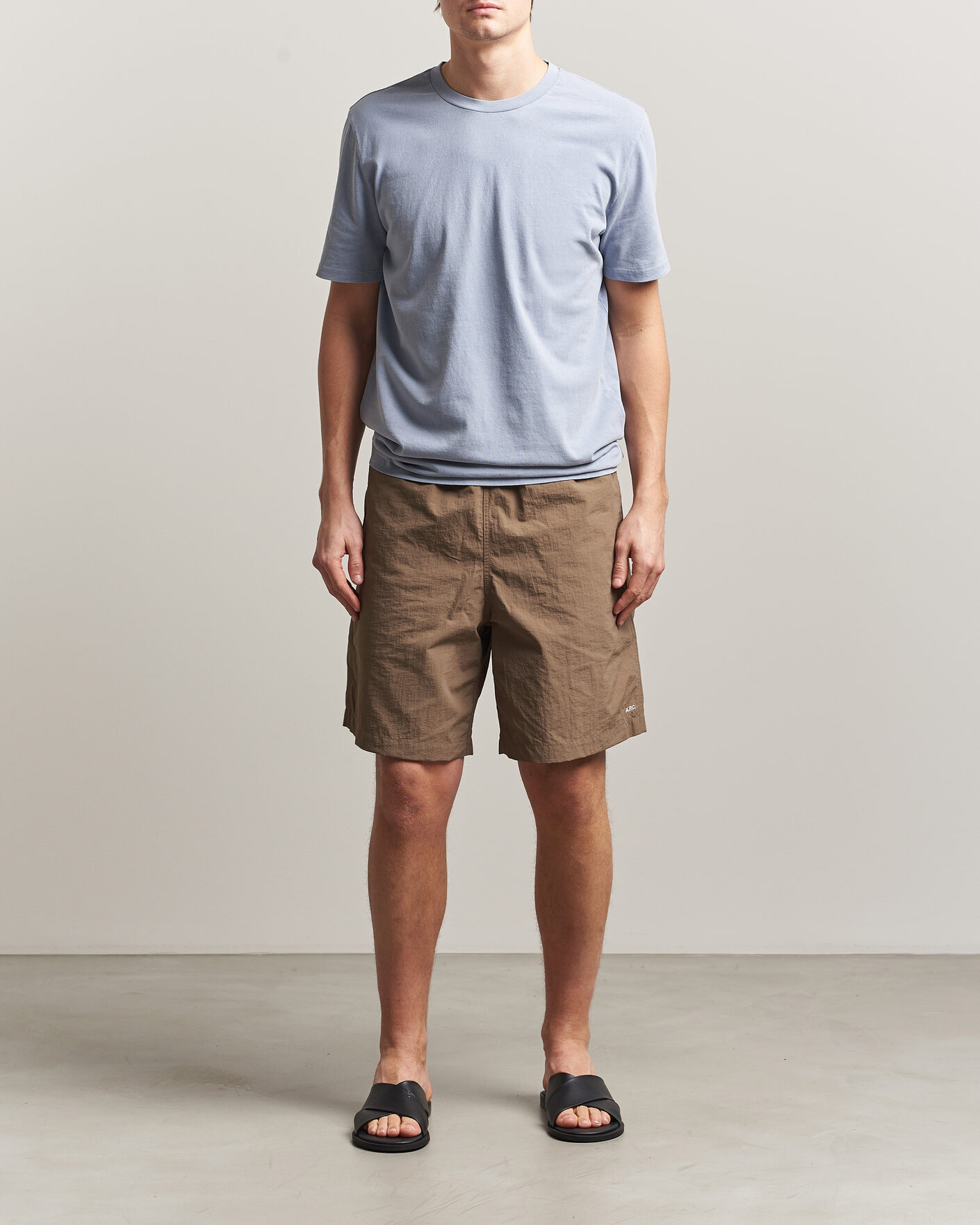 Homme | Shorts | A.P.C. | Rio Drawstring Shorts Dark Beige