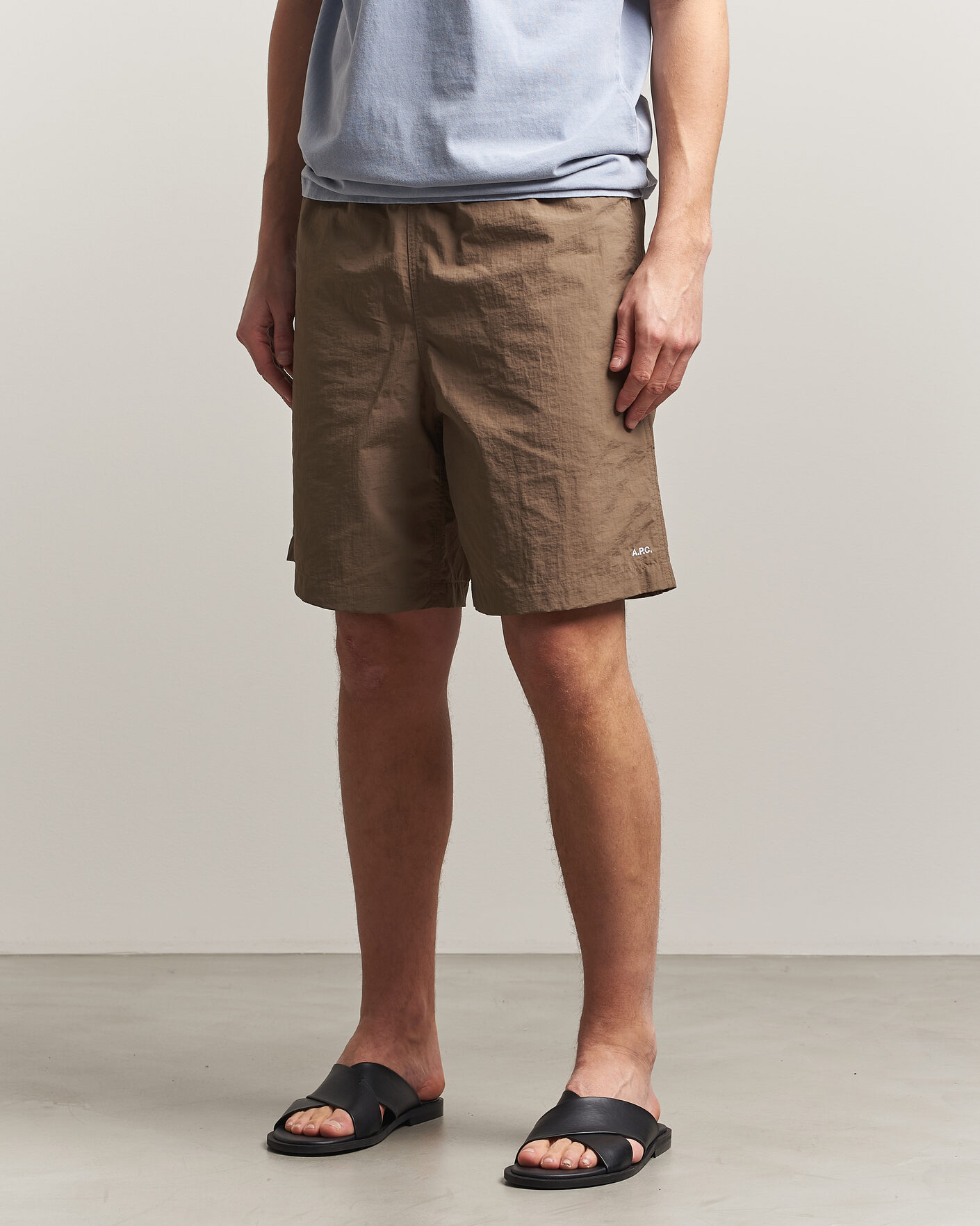 Homme | Shorts | A.P.C. | Rio Drawstring Shorts Dark Beige