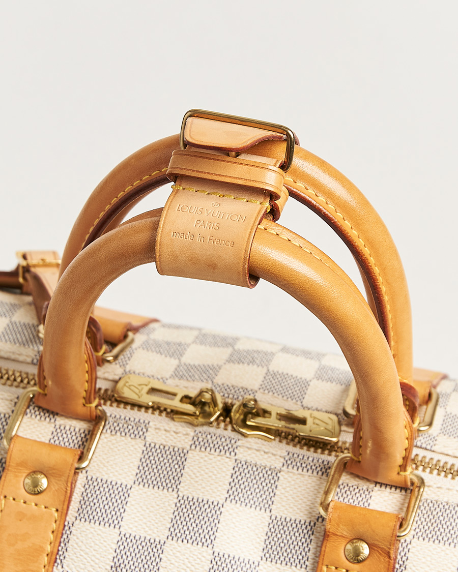 Homme | Pre-Owned & Vintage Bags | Louis Vuitton Pre-Owned | Keepall Bandouliére Damier Azur