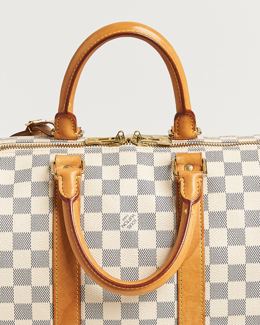 Homme | Pre-Owned & Vintage Bags | Louis Vuitton Pre-Owned | Keepall Bandouliére Damier Azur