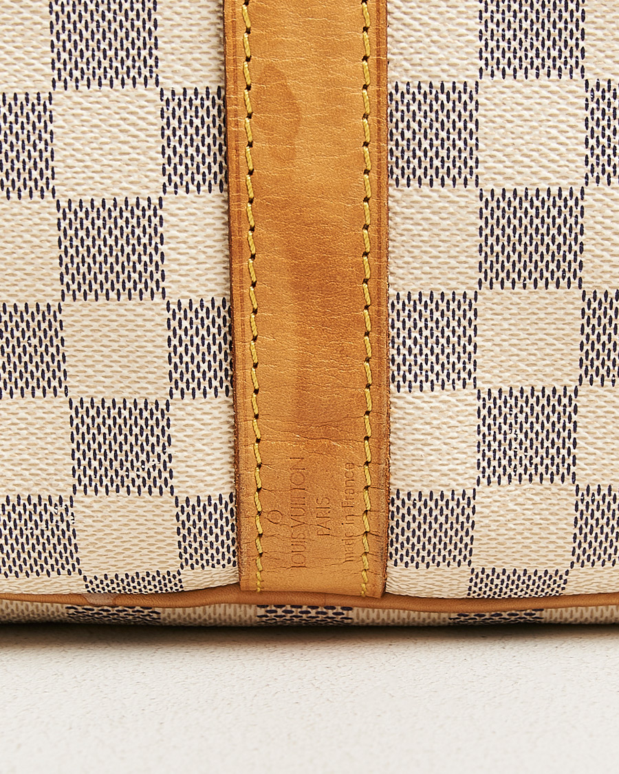 Homme | Pre-Owned & Vintage Bags | Louis Vuitton Pre-Owned | Keepall Bandouliére Damier Azur