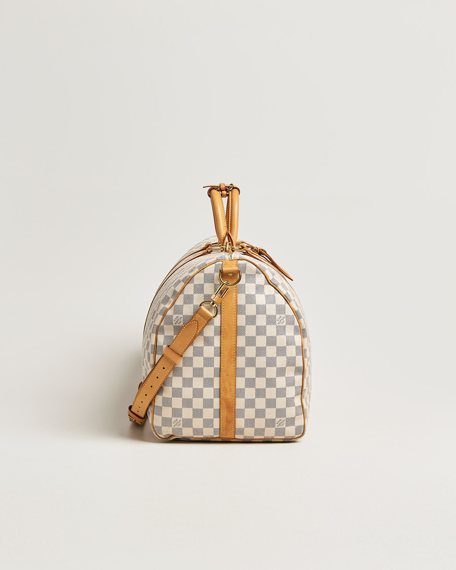 Homme | Pre-Owned & Vintage Bags | Louis Vuitton Pre-Owned | Keepall Bandouliére Damier Azur