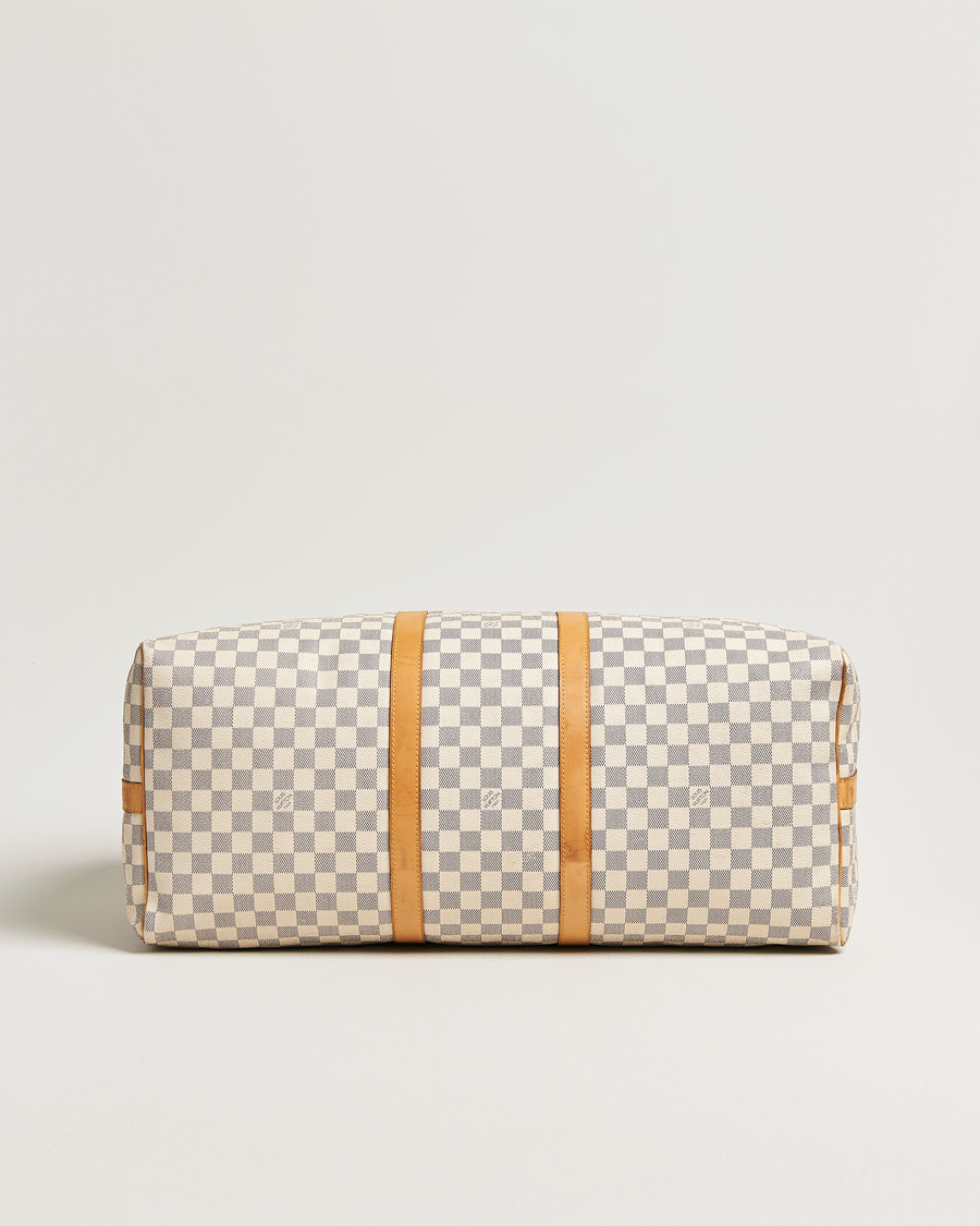 Homme | Pre-Owned & Vintage Bags | Louis Vuitton Pre-Owned | Keepall Bandouliére Damier Azur