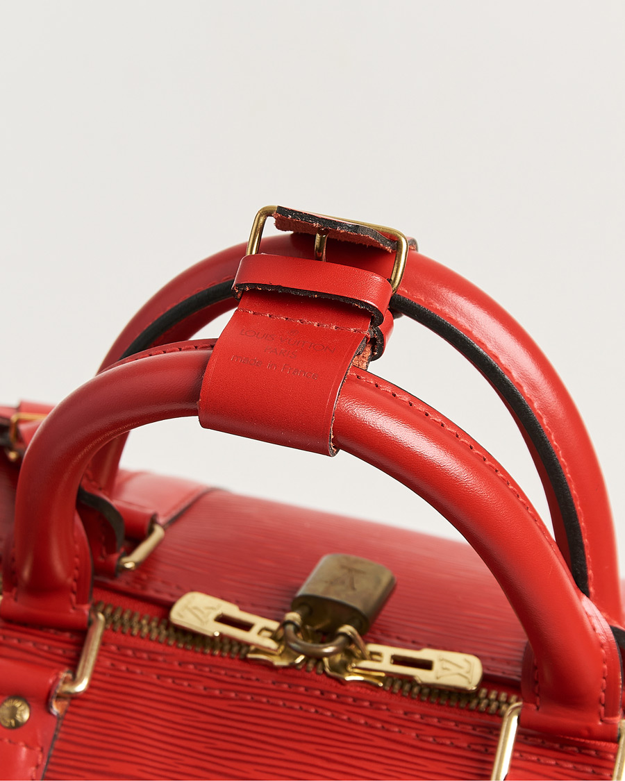 Homme | Pre-Owned & Vintage Bags | Louis Vuitton Pre-Owned | Keepall 50 Epi Leather Red