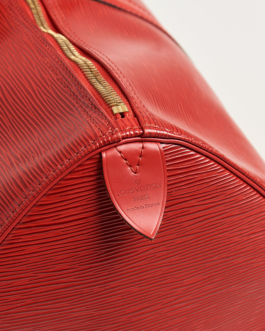 Homme | Pre-Owned & Vintage Bags | Louis Vuitton Pre-Owned | Keepall 50 Epi Leather Red