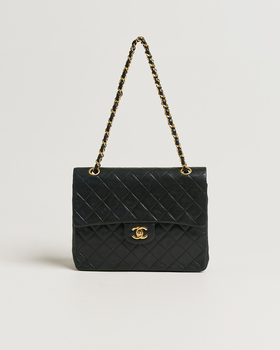 Homme | Pre-Owned & Vintage Bags | Chanel Pre-Owned | Classic Double Flap Small Lamskin Black