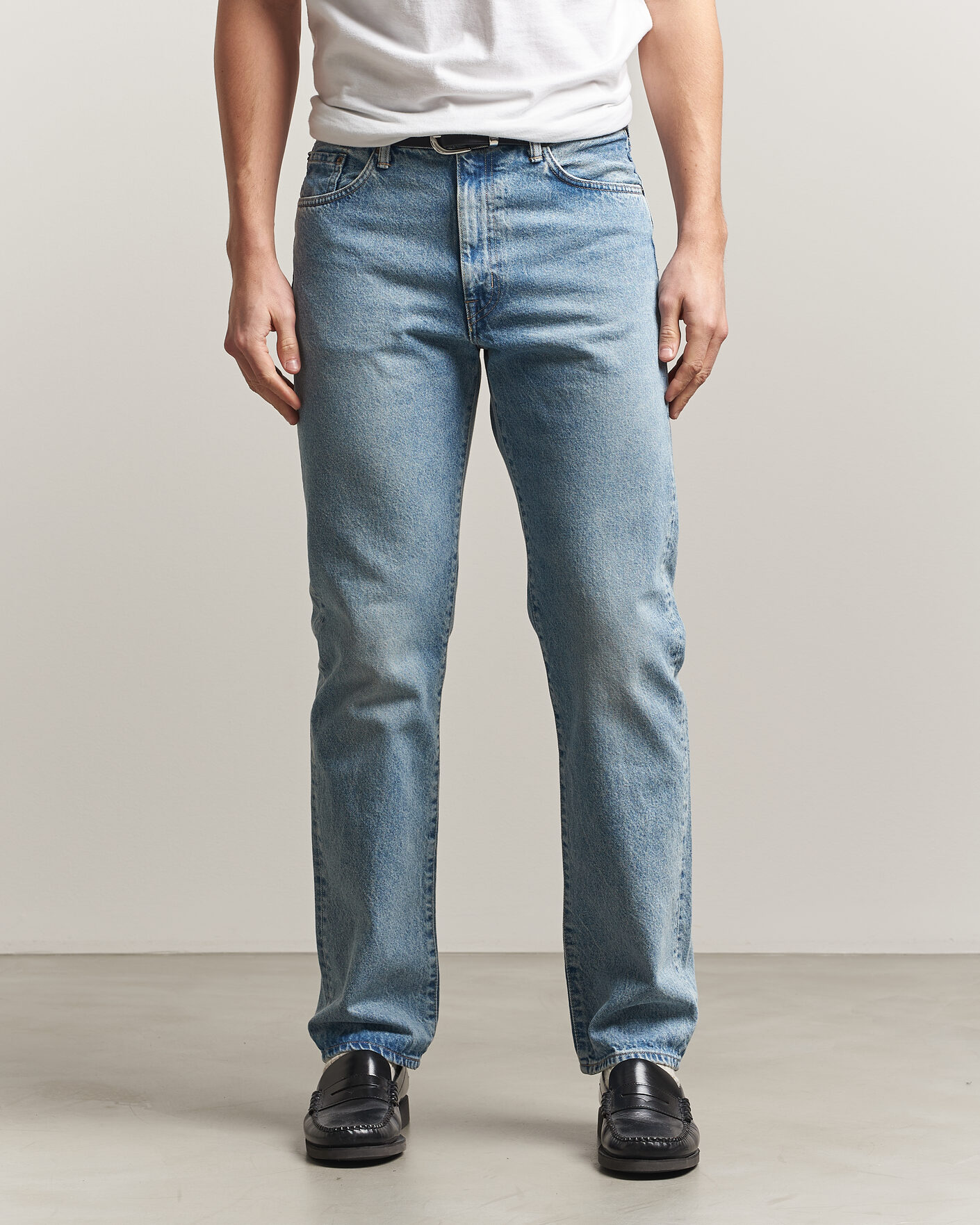 Homme | Pantalons | EDWIN | Regular Straight Jeans Used Light Blue