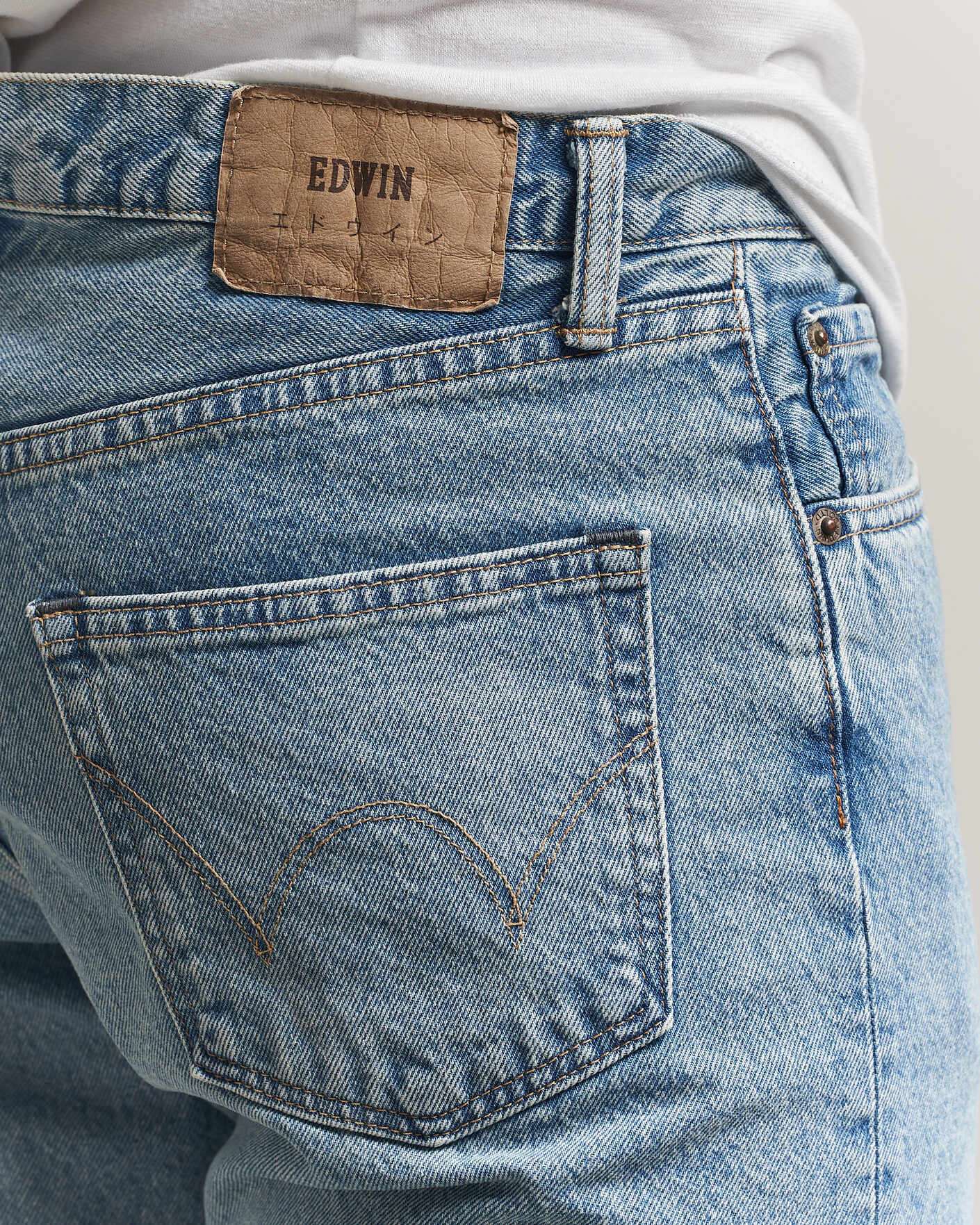 Homme | Pantalons | EDWIN | Regular Straight Jeans Used Light Blue