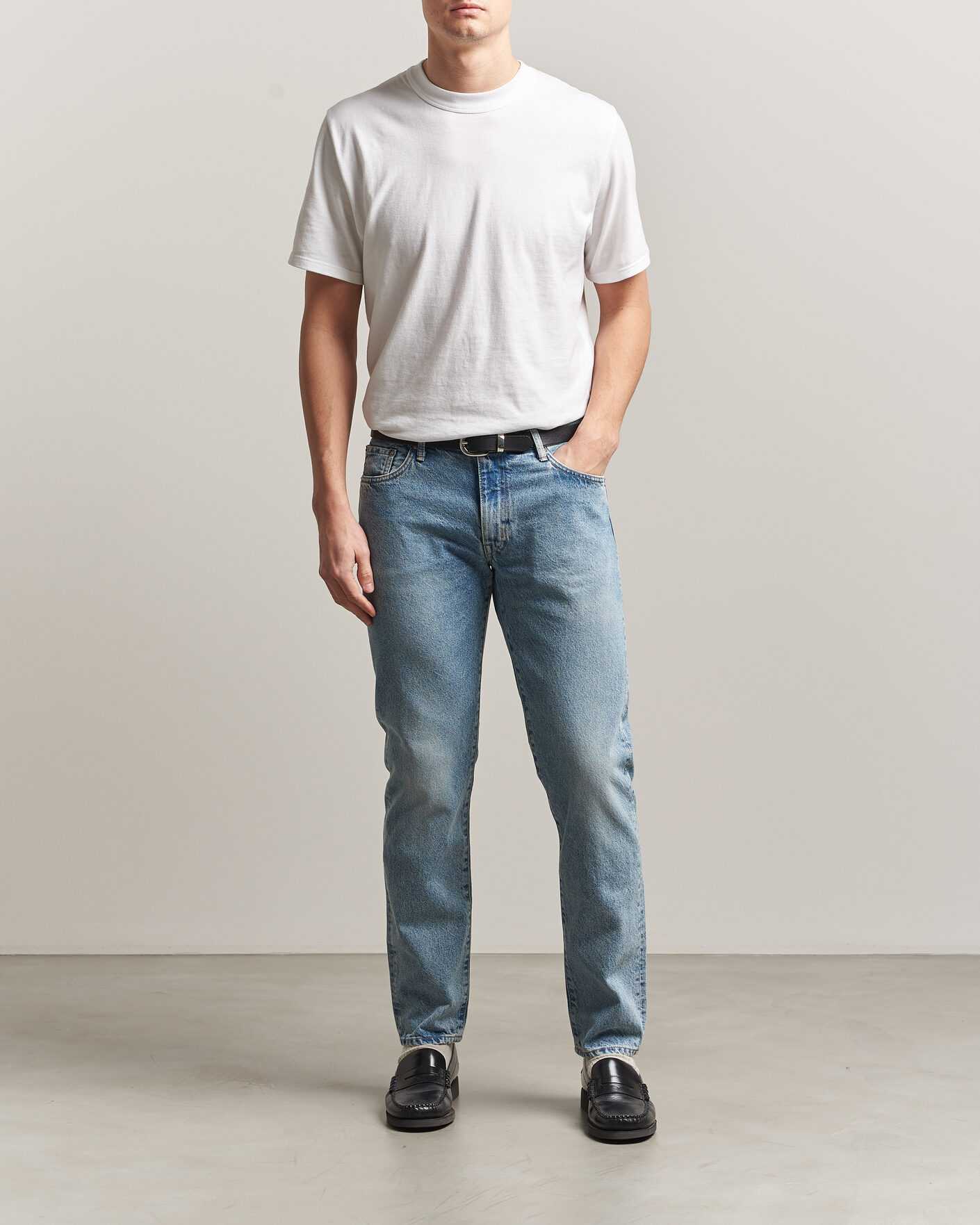 Homme | Pantalons | EDWIN | Regular Tapered Jeans Used Light Blue
