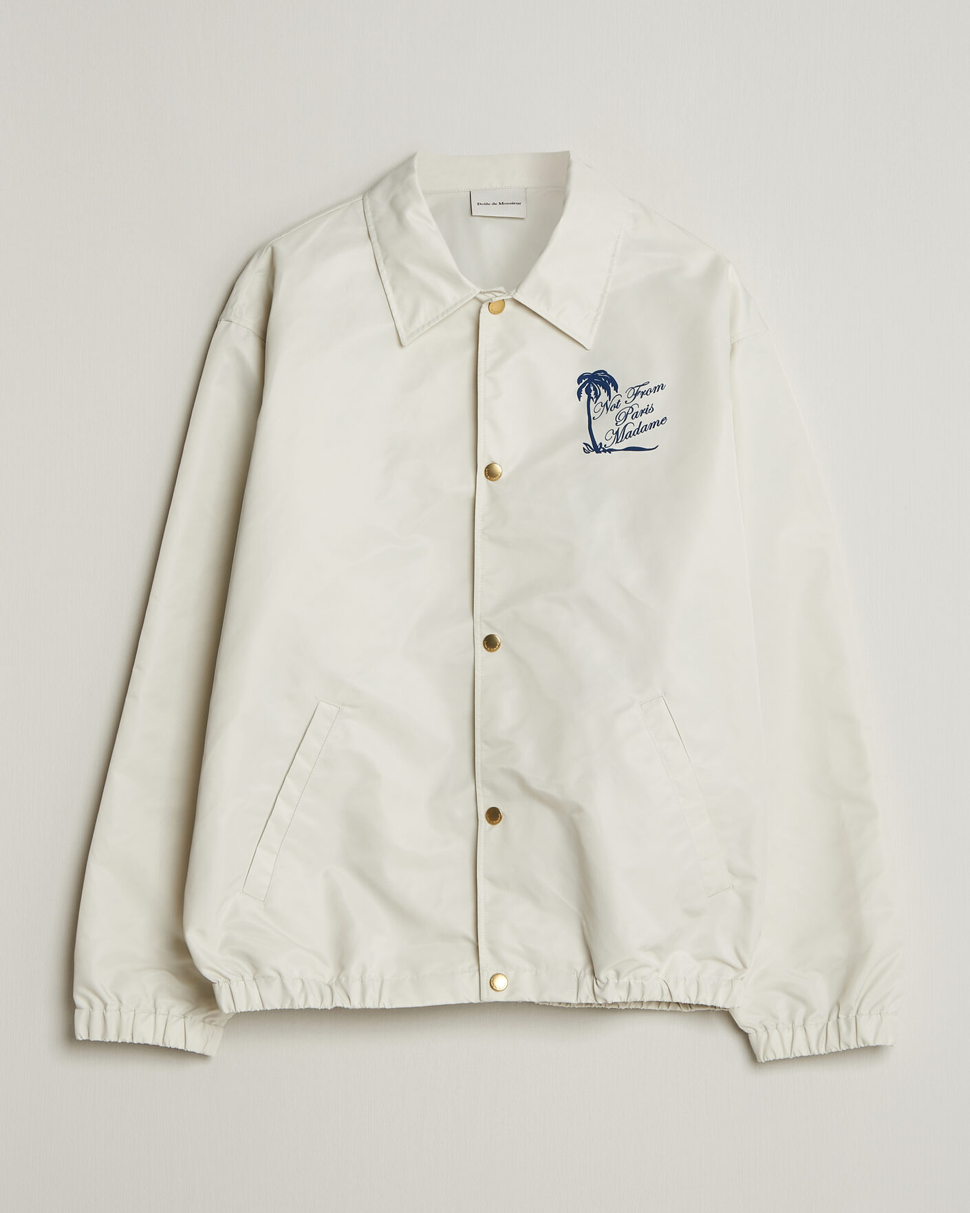 Homme | Manteaux Et Vestes | Drôle de Monsieur | Palmier Slogan Coach Jacket Off White