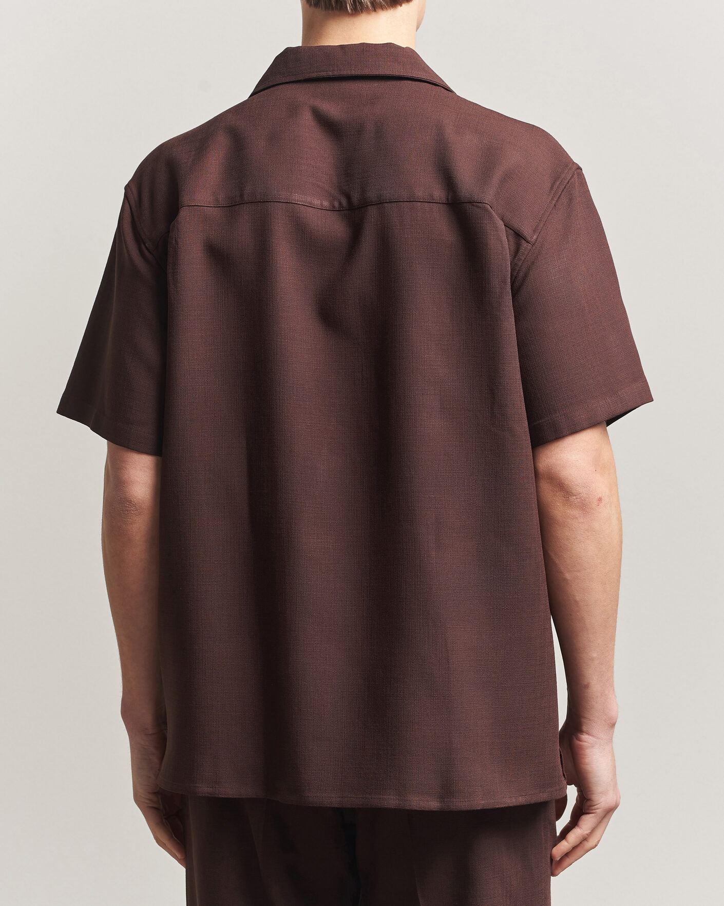 Homme | Chemises | Drôle de Monsieur | Viscose Resort Shirt Brown